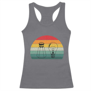 Retro Salt Light Be Ye Salt Christ Racerback Tank Top Bible Verse Christian Worship TS10 Charcoal Print Your Wear
