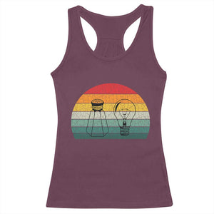 Retro Salt Light Be Ye Salt Christ Racerback Tank Top Bible Verse Christian Worship TS10 Maroon Print Your Wear