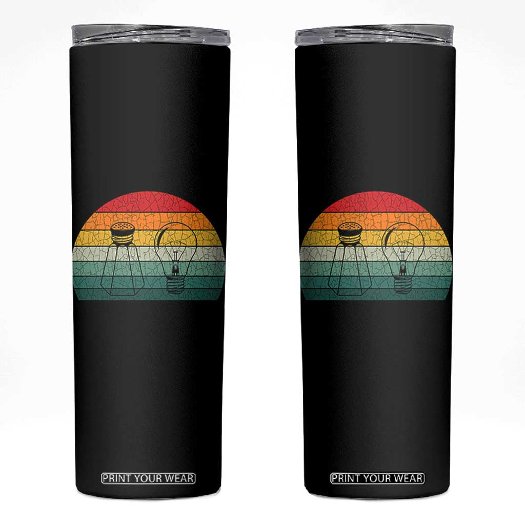 Retro Salt Light Be Ye Salt Christ Skinny Tumbler Bible Verse Christian Worship TS10 Black Print Your Wear