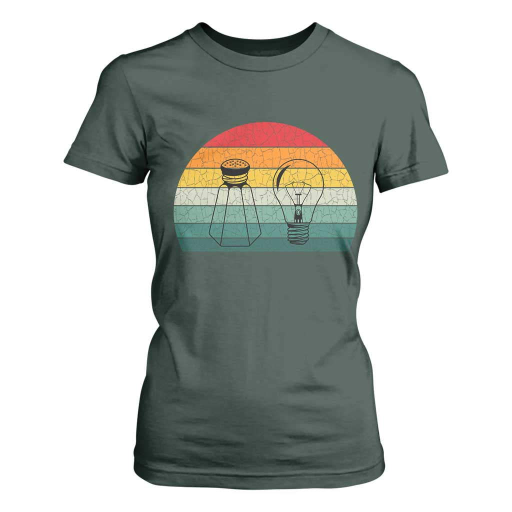 Retro Salt Light Be Ye Salt Christ T Shirt For Women Bible Verse Christian Worship TS10 Dark Forest Green Print Your Wear