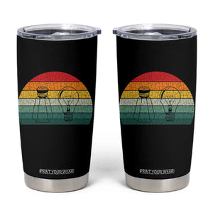 Retro Salt Light Be Ye Salt Christ Tumbler Cup Bible Verse Christian Worship TS10 Black Print Your Wear