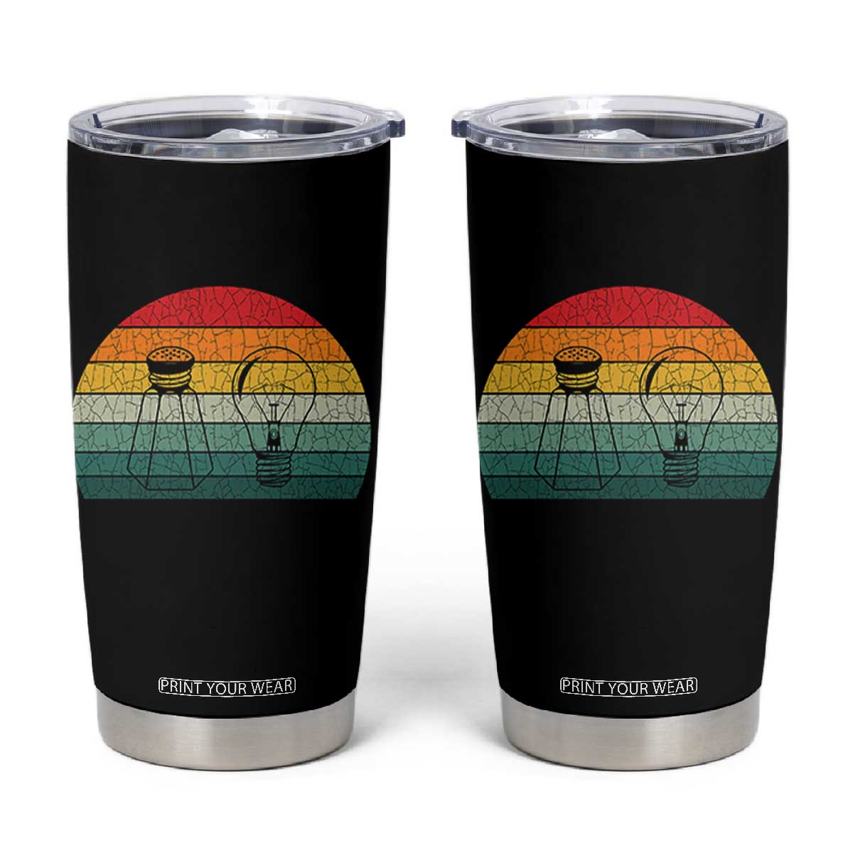 Retro Salt Light Be Ye Salt Christ Tumbler Cup Bible Verse Christian Worship TS10 Black Print Your Wear