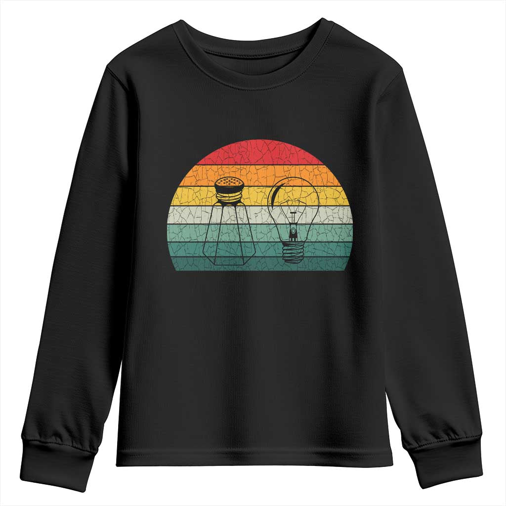 Retro Salt Light Be Ye Salt Christ Youth Sweatshirt Bible Verse Christian Worship TS10 Black Print Your Wear