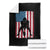 American Flag Football Throw Blanket Cool Distressed Vintage Patriotic Football Player TS10 Black Print Your Wear