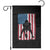 American Flag Football Garden Flag Cool Distressed Vintage Patriotic Football Player TS10 Black Print Your Wear