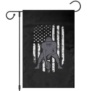 Football Player American Flag Garden Flag Cool Distressed Vintage Patriotic TS10 Black Print Your Wear