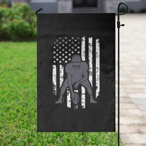 Football Player American Flag Garden Flag Cool Distressed Vintage Patriotic TS10 Print Your Wear