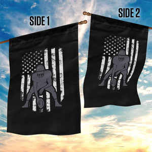 Football Player American Flag Garden Flag Cool Distressed Vintage Patriotic TS10 Print Your Wear