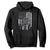 Football Player American Flag Hoodie Cool Distressed Vintage Patriotic - Print Your Wear