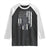 Football Player American Flag Raglan Shirt Cool Distressed Vintage Patriotic - Print Your Wear