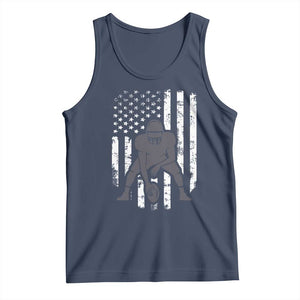 Football Player American Flag Tank Top Cool Distressed Vintage Patriotic TS10 Navy Print Your Wear