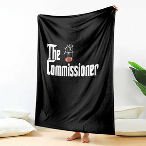 Fantasy Football Commissioner Throw Blanket Draft Party Commish FFL TS10 Print Your Wear