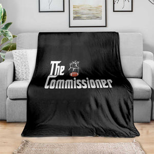 Fantasy Football Commissioner Throw Blanket Draft Party Commish FFL TS10 Print Your Wear