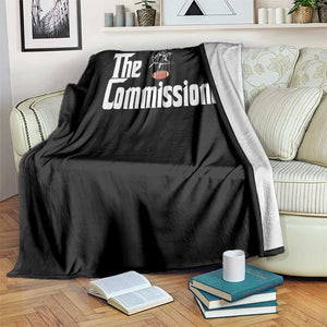 Fantasy Football Commissioner Throw Blanket Draft Party Commish FFL TS10 Print Your Wear