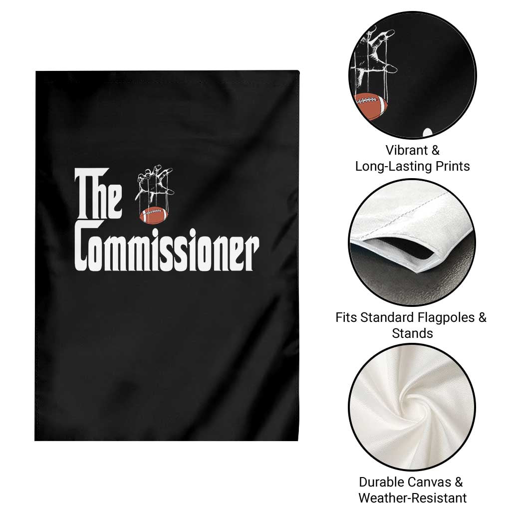 Fantasy Football Commissioner Garden Flag Draft Party Commish FFL TS10 Print Your Wear