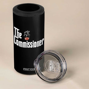 Fantasy Football Commissioner 4 in 1 Can Cooler Tumbler Draft Party Commish FFL TS10 Print Your Wear