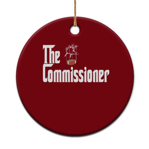 Fantasy Football Commissioner Ceramic Ornament Draft Party Commish FFL TS10 1pc Red Print Your Wear