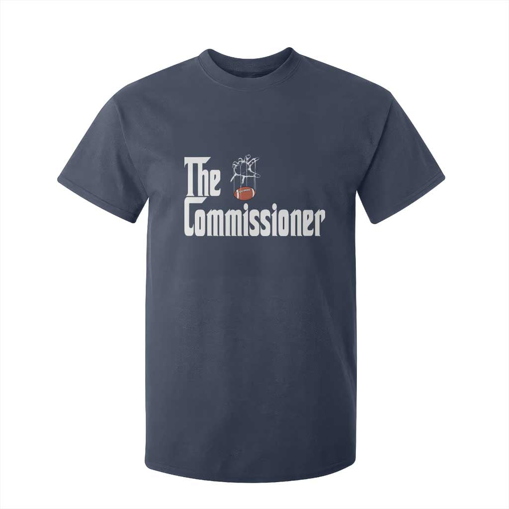 Fantasy Football Commissioner T Shirt For Kid Draft Party Commish FFL TS10 Navy Print Your Wear