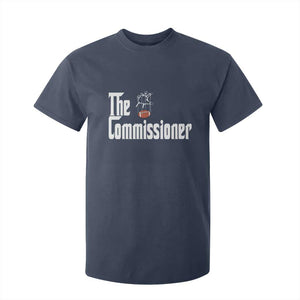 Fantasy Football Commissioner T Shirt For Kid Draft Party Commish FFL TS10 Navy Print Your Wear