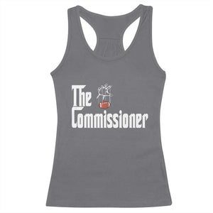 Fantasy Football Commissioner Racerback Tank Top Draft Party Commish FFL TS10 Charcoal Print Your Wear