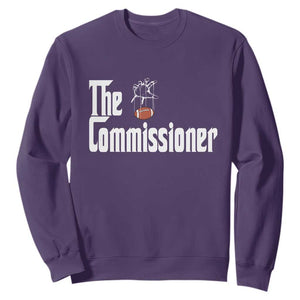 Fantasy Football Commissioner Sweatshirt Draft Party Commish FFL TS10 Purple Print Your Wear