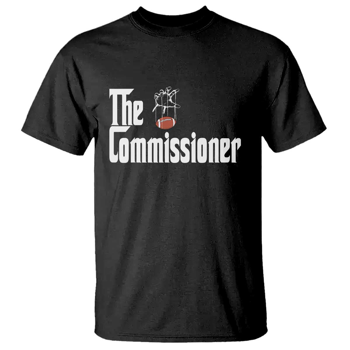 Fantasy Football Commissioner T Shirt Draft Party Commish FFL TS10 Black Print Your Wear