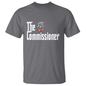 Fantasy Football Commissioner T Shirt Draft Party Commish FFL TS10 Charcoal Print Your Wear