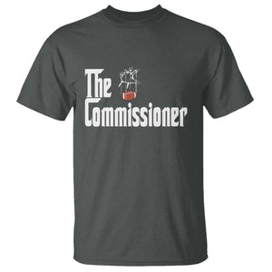 Fantasy Football Commissioner T Shirt Draft Party Commish FFL TS10 Dark Heather Print Your Wear