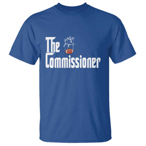 Fantasy Football Commissioner T Shirt Draft Party Commish FFL TS10 Royal Blue Print Your Wear