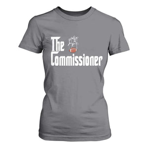 Fantasy Football Commissioner T Shirt For Women Draft Party Commish FFL TS10 Charcoal Print Your Wear