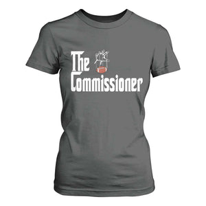 Fantasy Football Commissioner T Shirt For Women Draft Party Commish FFL TS10 Dark Heather Print Your Wear