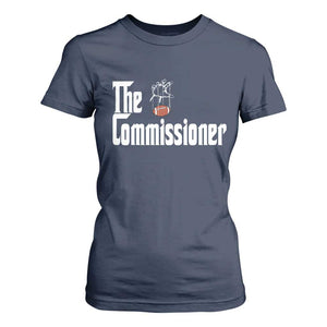 Fantasy Football Commissioner T Shirt For Women Draft Party Commish FFL TS10 Navy Print Your Wear