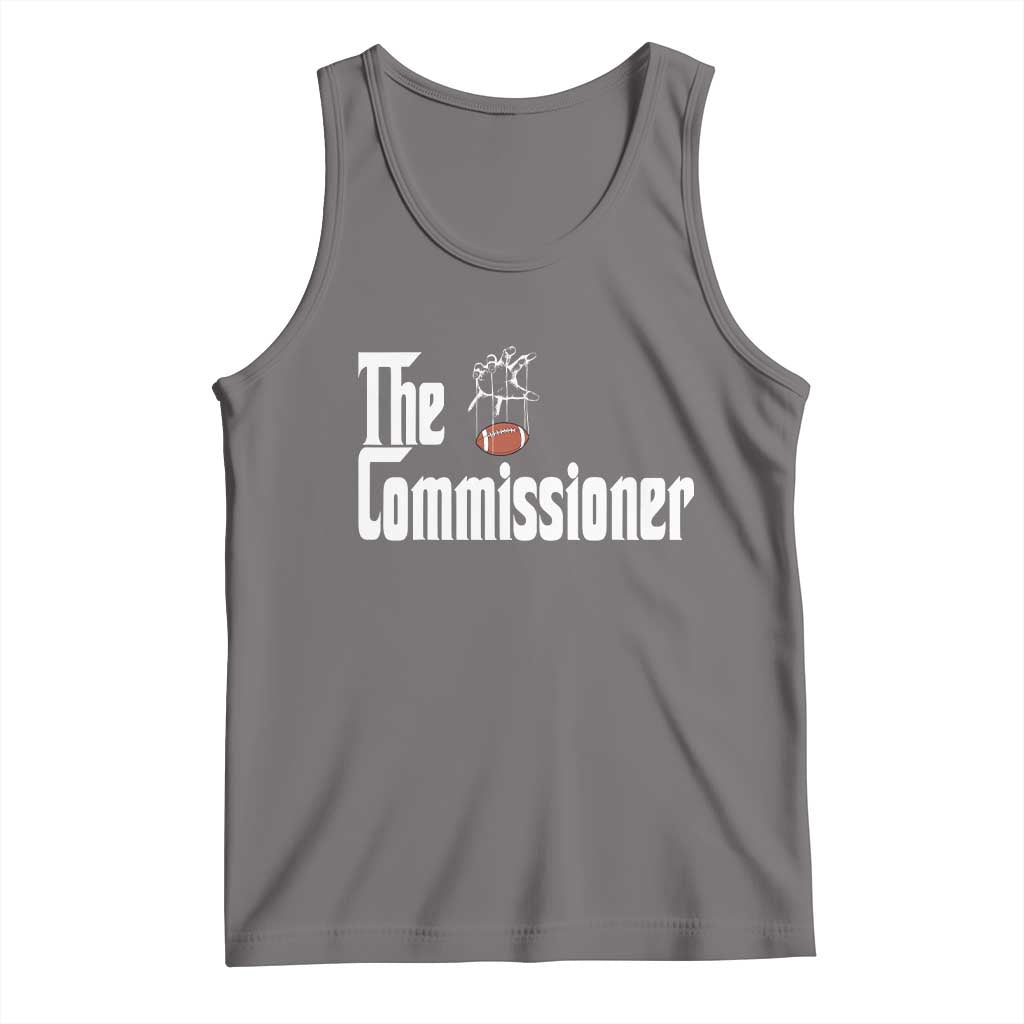 Fantasy Football Commissioner Tank Top Draft Party Commish FFL TS10 Deep Heather Print Your Wear