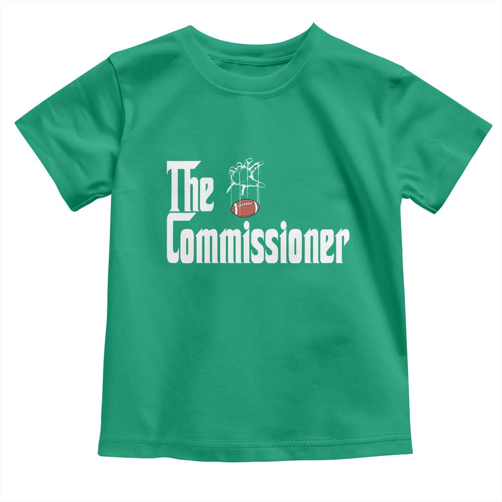 Fantasy Football Commissioner Toddler T Shirt Draft Party Commish FFL TS10 Irish Green Print Your Wear