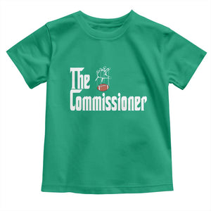 Fantasy Football Commissioner Toddler T Shirt Draft Party Commish FFL TS10 Irish Green Print Your Wear