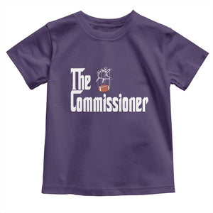 Fantasy Football Commissioner Toddler T Shirt Draft Party Commish FFL TS10 Purple Print Your Wear