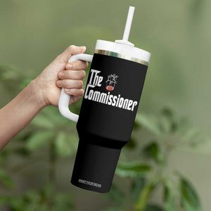 Fantasy Football Commissioner Tumbler With Handle Draft Party Commish FFL TS10 Print Your Wear