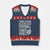 Football Coach V-Neck Knit Sweater Vest Cool Distressed Vintage Funny Not Yelling TS10 Navy Red Print Your Wear