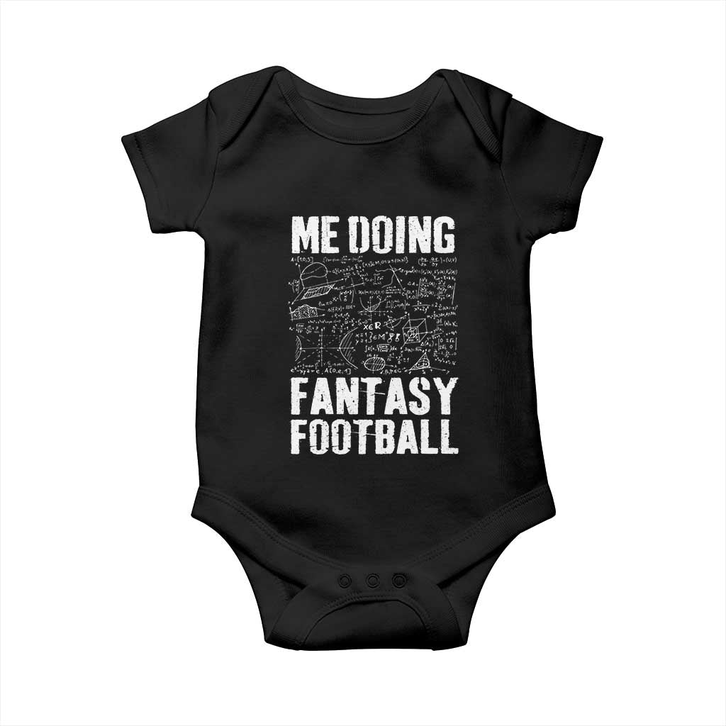 Funny Fantasy Football Baby Onesie Draft Party Commish FFL Vintage Touchdown Season TS10 Black Print Your Wear