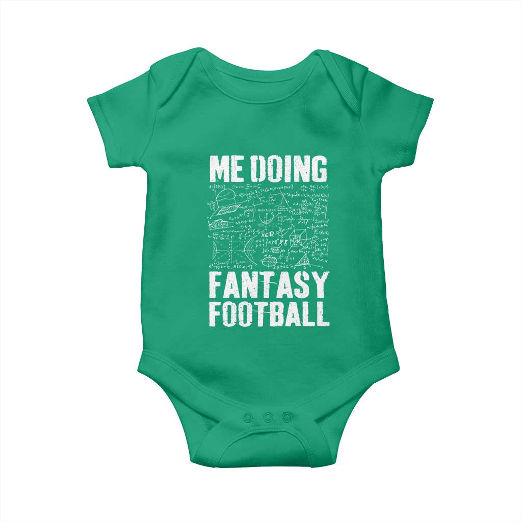 Funny Fantasy Football Baby Onesie Draft Party Commish FFL Vintage Touchdown Season TS10 Irish Green Print Your Wear