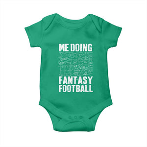 Funny Fantasy Football Baby Onesie Draft Party Commish FFL Vintage Touchdown Season TS10 Irish Green Print Your Wear