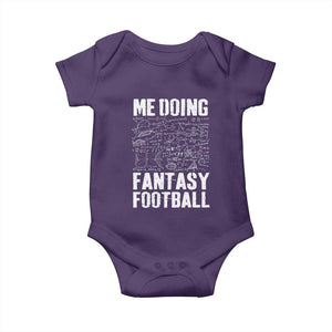 Funny Fantasy Football Baby Onesie Draft Party Commish FFL Vintage Touchdown Season TS10 Purple Print Your Wear