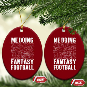 Funny Fantasy Football Ceramic Ornament Draft Party Commish FFL Vintage Touchdown Season TS10 Print Your Wear
