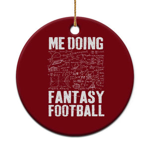 Funny Fantasy Football Ceramic Ornament Draft Party Commish FFL Vintage Touchdown Season TS10 1pc Red Print Your Wear