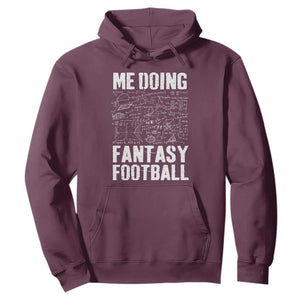 Funny Fantasy Football Hoodie Draft Party Commish FFL Vintage Touchdown Season TS10 Maroon Print Your Wear