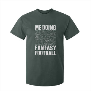 Funny Fantasy Football T Shirt For Kid Draft Party Commish FFL Vintage Touchdown Season TS10 Dark Forest Green Print Your Wear