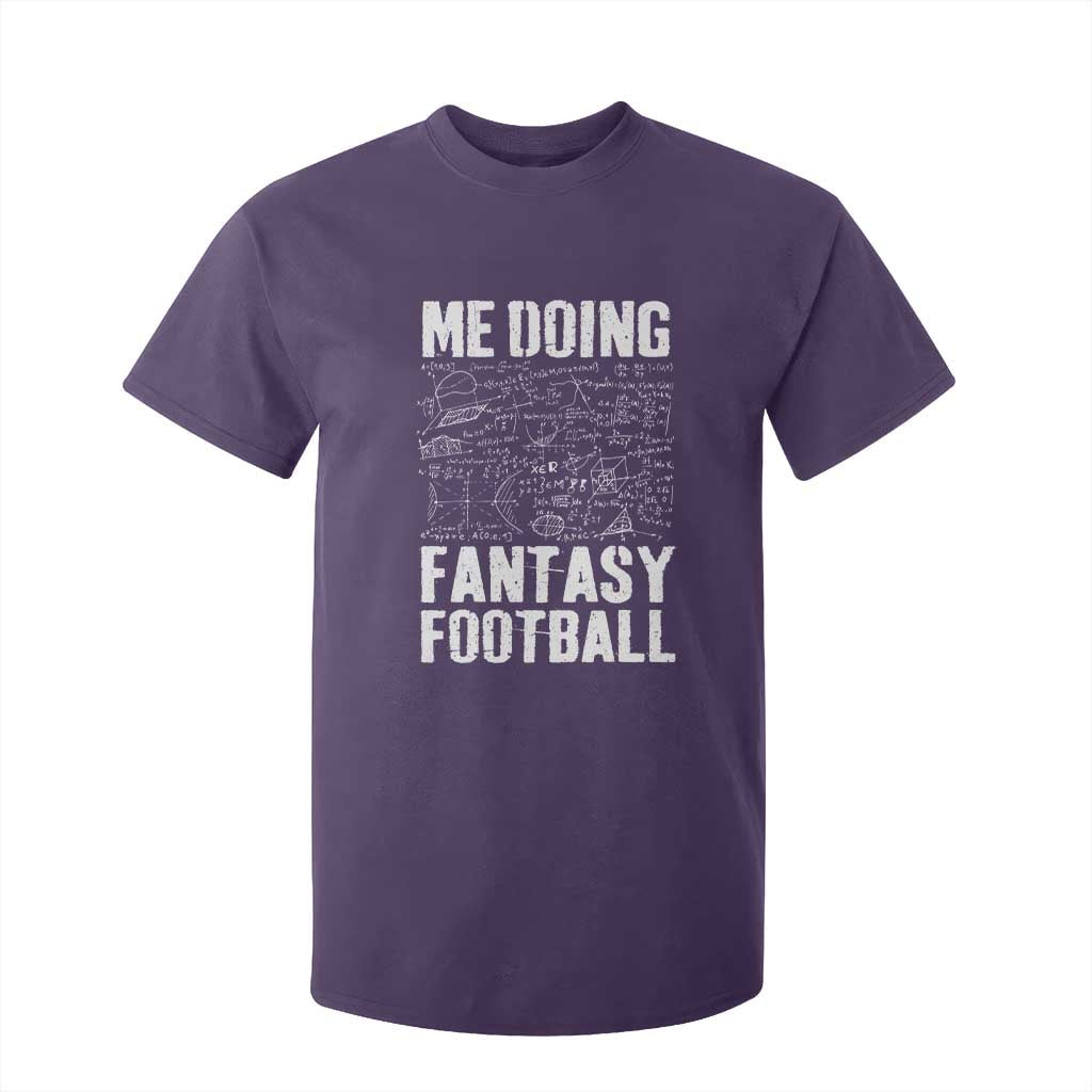 Funny Fantasy Football T Shirt For Kid Draft Party Commish FFL Vintage Touchdown Season TS10 Purple Print Your Wear