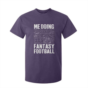Funny Fantasy Football T Shirt For Kid Draft Party Commish FFL Vintage Touchdown Season TS10 Purple Print Your Wear