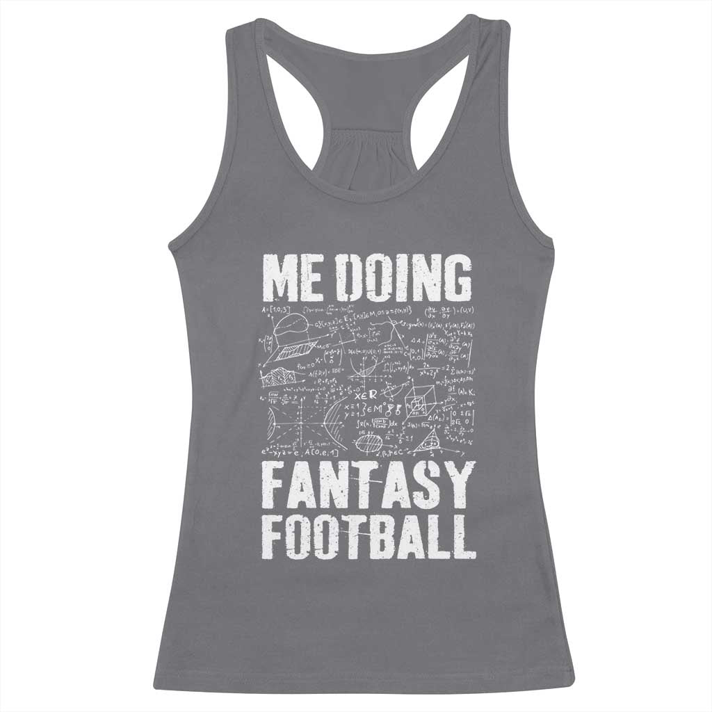 Funny Fantasy Football Racerback Tank Top Draft Party Commish FFL Vintage Touchdown Season TS10 Charcoal Print Your Wear