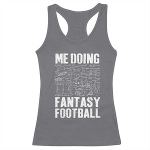Funny Fantasy Football Racerback Tank Top Draft Party Commish FFL Vintage Touchdown Season TS10 Charcoal Print Your Wear
